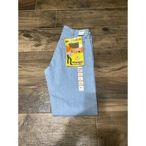 NEW Wrangler Jeans Men's 34x30 Cowboy Cut Pro Rodeo Competition Light Blue Denim